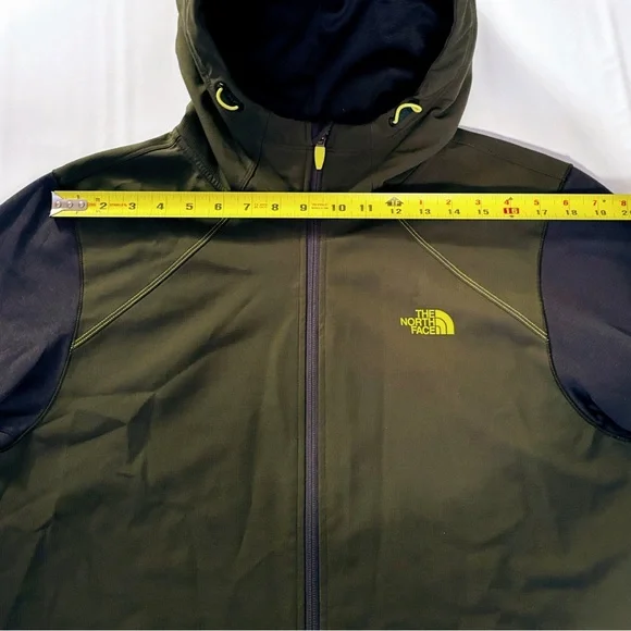 The North Face Mens Rain Jacket, Size M, Dark Army Green - Picture 5 of 11